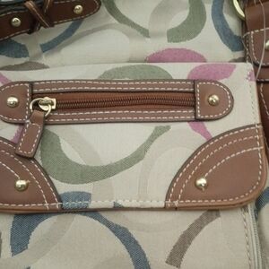 Stylish Brown and Multicolor Women's Bag